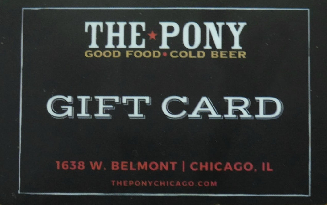 The Pony Gift Card