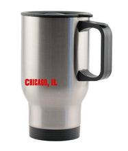 Load image into Gallery viewer, Pony Up Travel Mug - {{ The Pony Inn, Chicago}}
