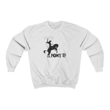 Load image into Gallery viewer, White pony up sweatshirt
